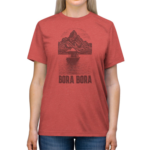 Printify T-Shirt Bora Bora T-Shirt Comfortable Casual Travel & Outdoor Adventure Tee