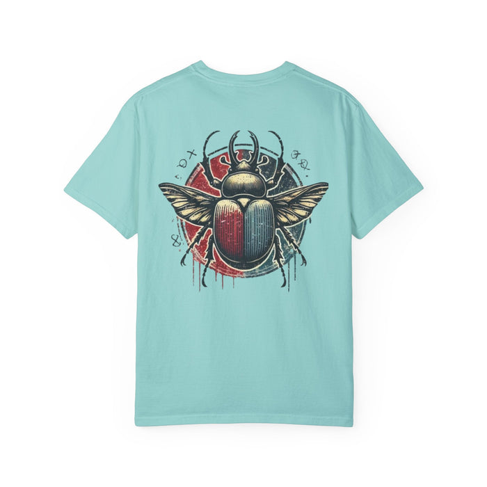 Printify T-Shirt Chalky Mint / S Mystic Beetle Design Unisex Comfort Colors Garment-Dyed T-Shirt | Relaxed Fit & Durable