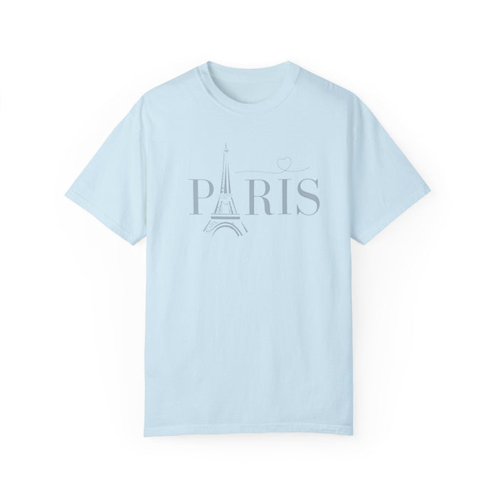 Printify T-Shirt Chambray / S From Paris With Love Comfort Colors 1717 Tee Beach Shirt, Great Gift, Sister Gift, Wife Gift, Mom Gift, Mothers Day Gift Unisex