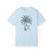 Printify T-Shirt Chambray / S Ocean Breeze & Palm Trees: Customize Your Comfort with Our Cozy Cotton Tee Great Gift Tshirt