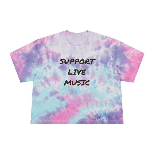 Printify T-Shirt Cotton Candy / XS Women's Tie-Dye Crop Tee