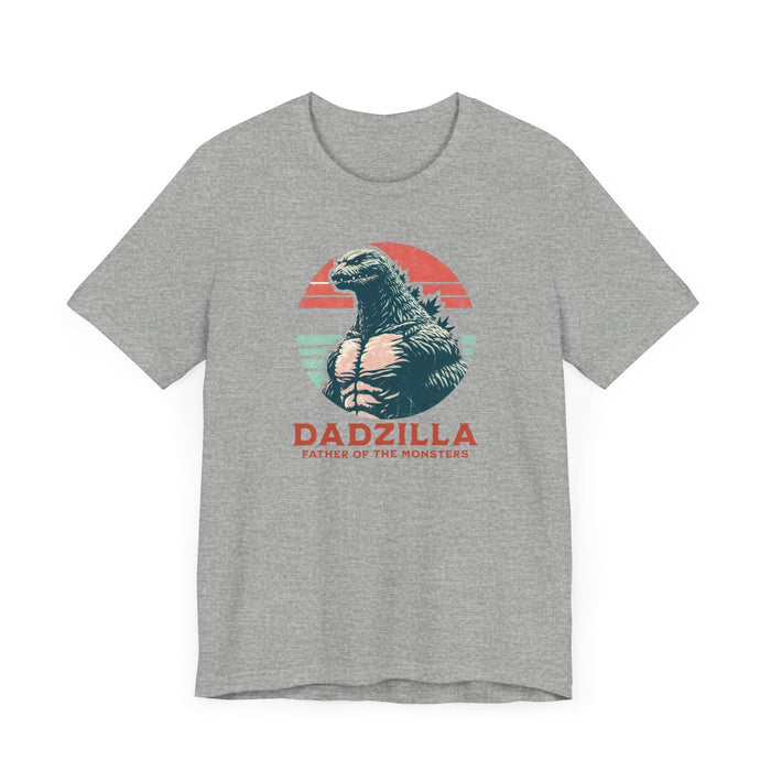 Printify T-Shirt Dadzilla Tee: Unleash the Legend! Father of The Monsters Great Gift Idea, Dad Gift, Fathers Day Gift, PAPA Gift, Brother Gift, Husband Gift