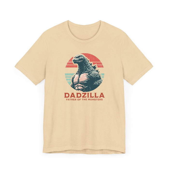 Printify T-Shirt Dadzilla Tee: Unleash the Legend! Father of The Monsters Great Gift Idea, Dad Gift, Fathers Day Gift, PAPA Gift, Brother Gift, Husband Gift