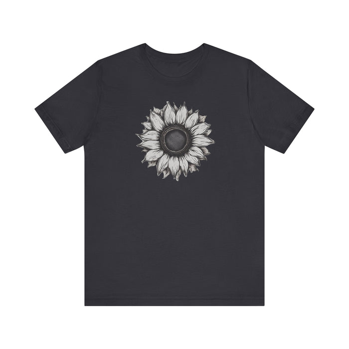 Printify T-Shirt Dark Grey / S Daisy Delight: Unisex Wildflower Boho Shirt, a Floral Gift for Every Season!