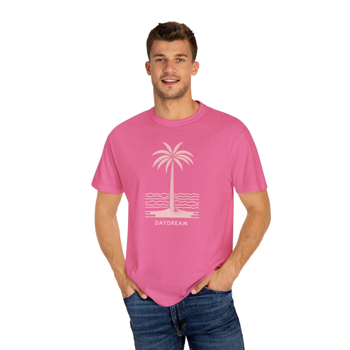 Printify T-Shirt Daydreaming Under The Palms Comfort Colors 1717 Tee Beach Shirt, Great Gift, Sister Gift, Wife Gift, Mom Gift, Mothers Day Gift Unisex