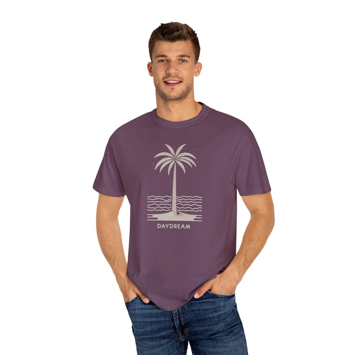 Printify T-Shirt Daydreaming Under The Palms Comfort Colors 1717 Tee Beach Shirt, Great Gift, Sister Gift, Wife Gift, Mom Gift, Mothers Day Gift Unisex