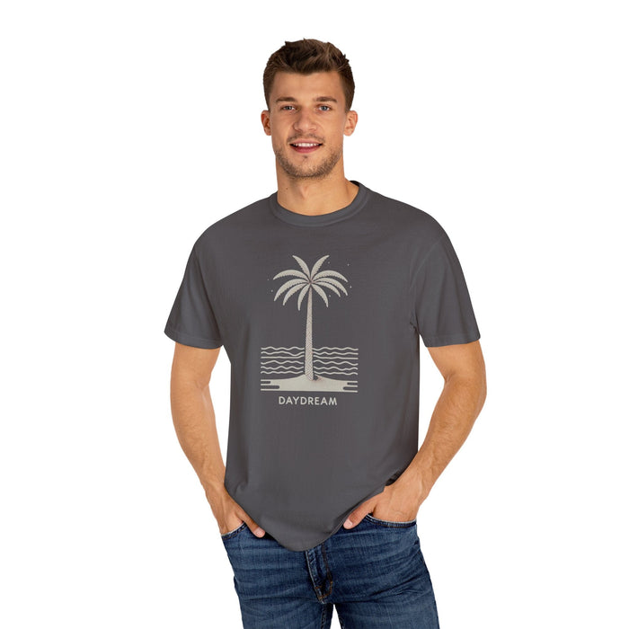 Printify T-Shirt Daydreaming Under The Palms Comfort Colors 1717 Tee Beach Shirt, Great Gift, Sister Gift, Wife Gift, Mom Gift, Mothers Day Gift Unisex