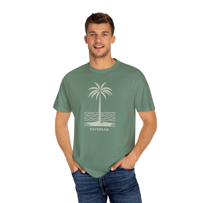 Printify T-Shirt Daydreaming Under The Palms Comfort Colors 1717 Tee Beach Shirt, Great Gift, Sister Gift, Wife Gift, Mom Gift, Mothers Day Gift Unisex