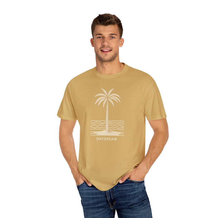 Printify T-Shirt Daydreaming Under The Palms Comfort Colors 1717 Tee Beach Shirt, Great Gift, Sister Gift, Wife Gift, Mom Gift, Mothers Day Gift Unisex