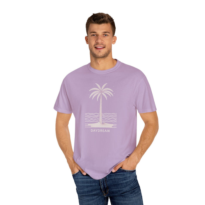 Printify T-Shirt Daydreaming Under The Palms Comfort Colors 1717 Tee Beach Shirt, Great Gift, Sister Gift, Wife Gift, Mom Gift, Mothers Day Gift Unisex