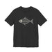 Printify T-Shirt Fishing Skeleton Unisex Tee - Your Next Favorite! Great Gift, Dad Gift, Boyfriend Gift, Papa Gift, Mom Gift