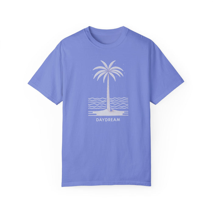 Printify T-Shirt Flo Blue / S Daydreaming Under The Palms Comfort Colors 1717 Tee Beach Shirt, Great Gift, Sister Gift, Wife Gift, Mom Gift, Mothers Day Gift Unisex