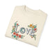 Printify T-Shirt Floral Love in Vibrant Blooms Unisex Garment-Dyed T-shirt