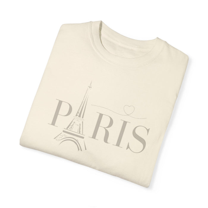 Printify T-Shirt From Paris With Love Comfort Colors 1717 Tee Beach Shirt, Great Gift, Sister Gift, Wife Gift, Mom Gift, Mothers Day Gift Unisex