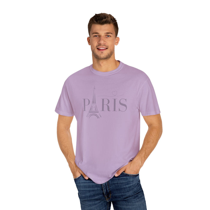 Printify T-Shirt From Paris With Love Comfort Colors 1717 Tee Beach Shirt, Great Gift, Sister Gift, Wife Gift, Mom Gift, Mothers Day Gift Unisex