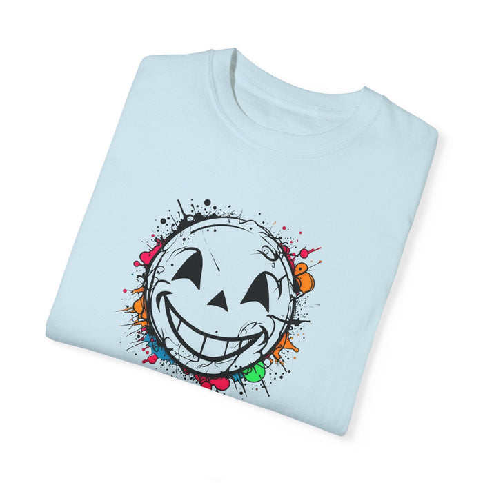 Printify T-Shirt Graffiti Style Smiley Face Unisex Garment-Dyed T-Shirt Comfort Colors Great Gift Idea Stylish and Trending