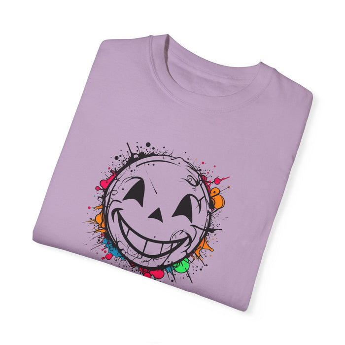 Printify T-Shirt Graffiti Style Smiley Face Unisex Garment-Dyed T-Shirt Comfort Colors Great Gift Idea Stylish and Trending