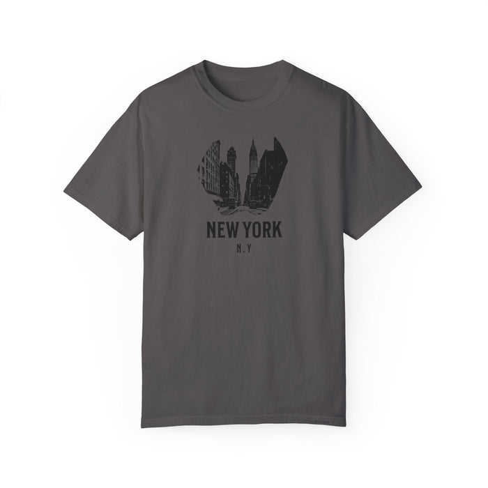 Printify T-Shirt Graphite / S New York City, N.Y. T-Shirt Comfortable Casual Travel & Outdoor Adventure Shirt