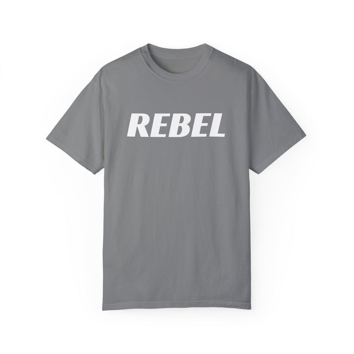 Printify T-Shirt Grey / S Rebel Tee, Feminist Womens Rights Advocate Tee Rebel Unisex Comfort Colors 1717 Garment-Dyed T-Shirt Womens Tshirt Great Gift Idea