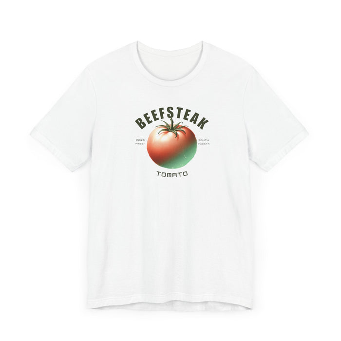 Printify T-Shirt Harvest Fresh Vibes: Tomato Shirt, Graphic Tee, Vegetable Screen Print Shirt, Clothing Foodie Gardening Gift, Mom Gift, Wife Gift