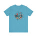 Printify T-Shirt Heather Aqua / S Boho Wildflower Mama: Embrace Nature in Style with our Comfy Tee!