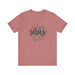 Printify T-Shirt Heather Mauve / S Boho Wildflower Mama: Embrace Nature in Style with our Comfy Tee!