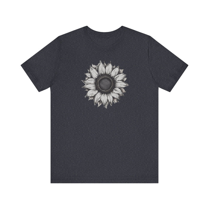 Printify T-Shirt Heather Navy / S Daisy Delight: Unisex Wildflower Boho Shirt, a Floral Gift for Every Season!