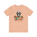 Printify T-Shirt Heather Peach / S Island Monkey Business: Unisex Tee for Tropical Vibes! Great Gift