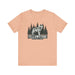 Printify T-Shirt Heather Peach / XS Yellowstone National Park Unisex Jersey Short Sleeve Tee Camping Tshirt Hiking Explore