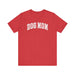 Printify T-Shirt Heather Red / S Paw-some Dog Mom Regular Fit Tee - Love, Comfort, and Style In This Short Sleeve Tshirt