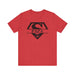 Printify T-Shirt Heather Red / S Super Hero Papa - Unleash Your Super Dad Powers with Style! Great Comfortable Short Sleeve Crewneck Tshirt Great Dad Gift