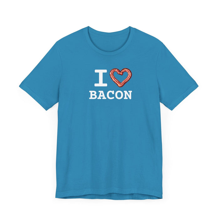 Printify T-Shirt I love Bacon Join The Bacon Crew! Dive into Fun with Our Classic Tee! Bacon Lovers!