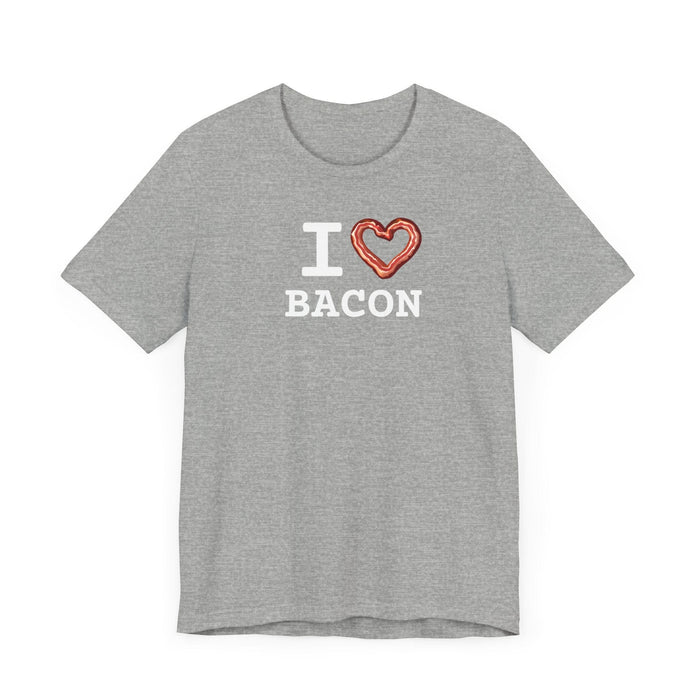 Printify T-Shirt I love Bacon Join The Bacon Crew! Dive into Fun with Our Classic Tee! Bacon Lovers!