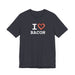 Printify T-Shirt I love Bacon Join The Bacon Crew! Dive into Fun with Our Classic Tee! Bacon Lovers!