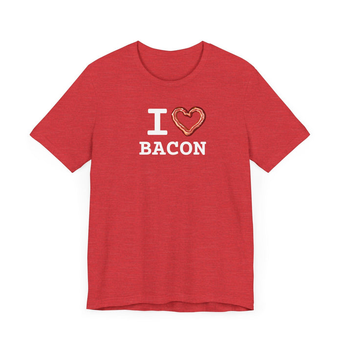 Printify T-Shirt I love Bacon Join The Bacon Crew! Dive into Fun with Our Classic Tee! Bacon Lovers!