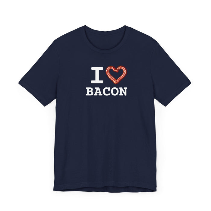 Printify T-Shirt I love Bacon Join The Bacon Crew! Dive into Fun with Our Classic Tee! Bacon Lovers!