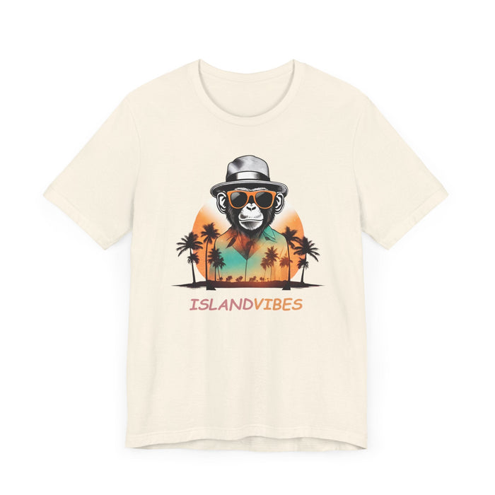 Printify T-Shirt Island Monkey Business: Unisex Tee for Tropical Vibes! Great Gift