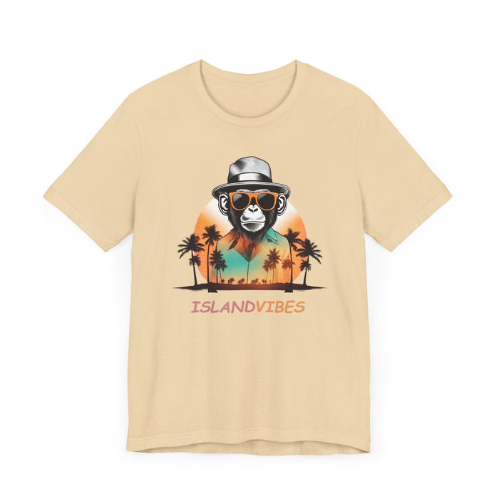 Printify T-Shirt Island Monkey Business: Unisex Tee for Tropical Vibes! Great Gift