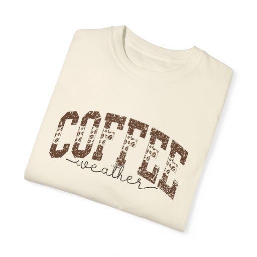 Printify T-Shirt Ivory / S Coffee Weather Winter Inspired Graphic Tee Shirt