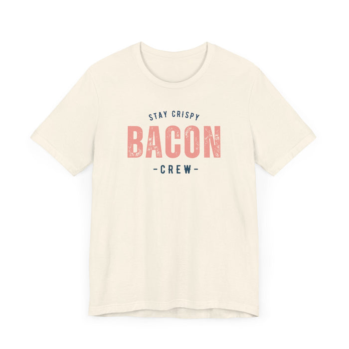 Printify T-Shirt Join The Bacon Crew! Dive into Fun with Our Classic Tee! Bacon Lovers!