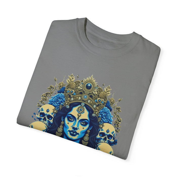 Printify T-Shirt Kali the Destroyer" Custom Comfort Colors 1717 Tee: Embrace Cozy Style! Hindu Goddess