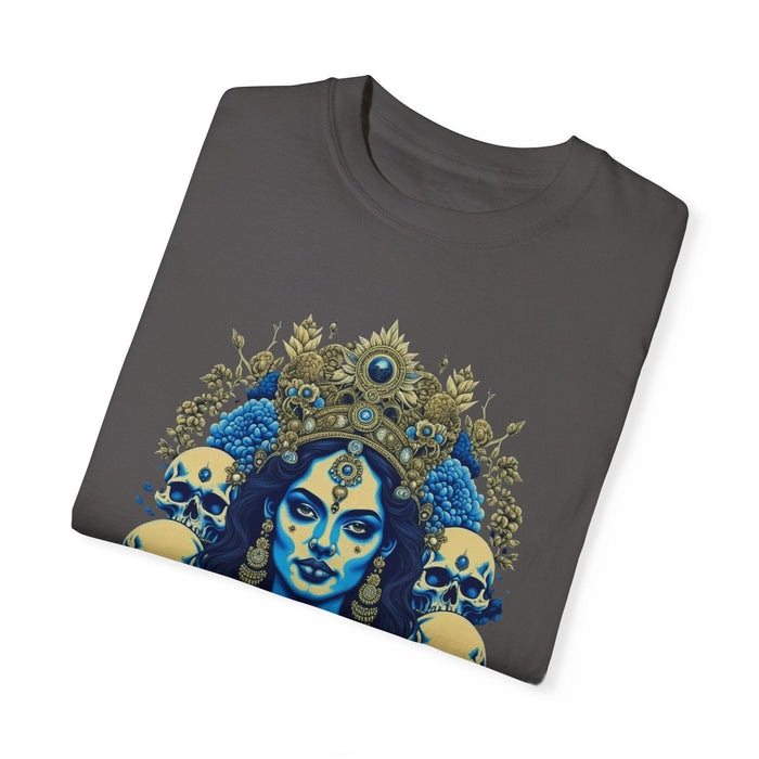 Printify T-Shirt Kali the Destroyer" Custom Comfort Colors 1717 Tee: Embrace Cozy Style! Hindu Goddess