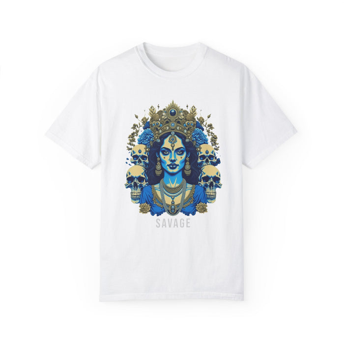 Printify T-Shirt Kali the Destroyer" Custom Comfort Colors 1717 Tee: Embrace Cozy Style! Hindu Goddess