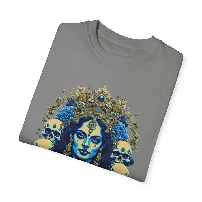 Printify T-Shirt Kali the Destroyer" Custom Comfort Colors 1717 Tee: Embrace Cozy Style! Hindu Goddess