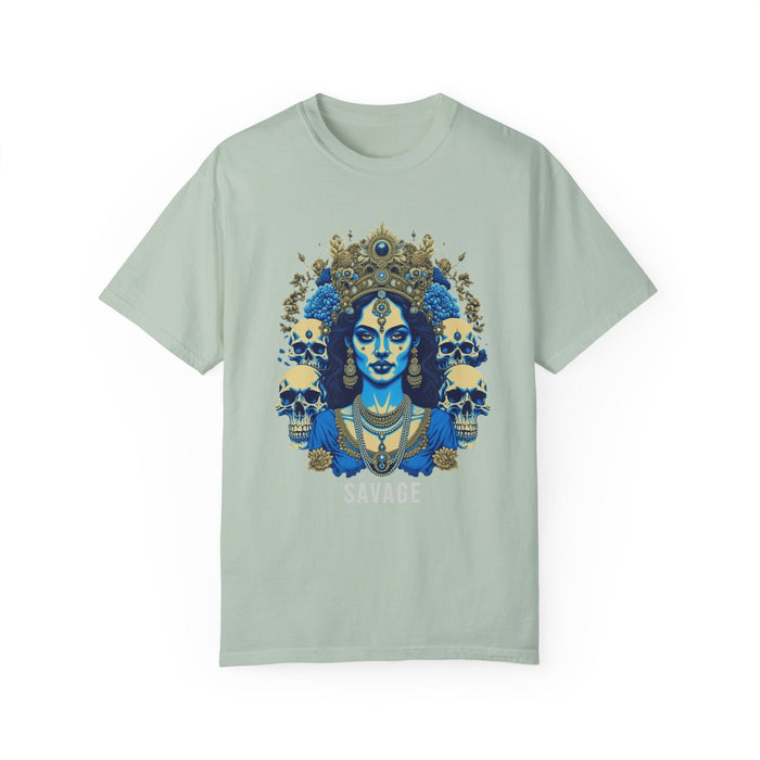 Printify T-Shirt Kali the Destroyer" Custom Comfort Colors 1717 Tee: Embrace Cozy Style! Hindu Goddess