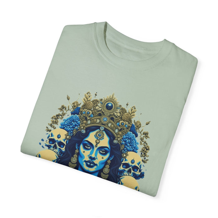 Printify T-Shirt Kali the Destroyer" Custom Comfort Colors 1717 Tee: Embrace Cozy Style! Hindu Goddess