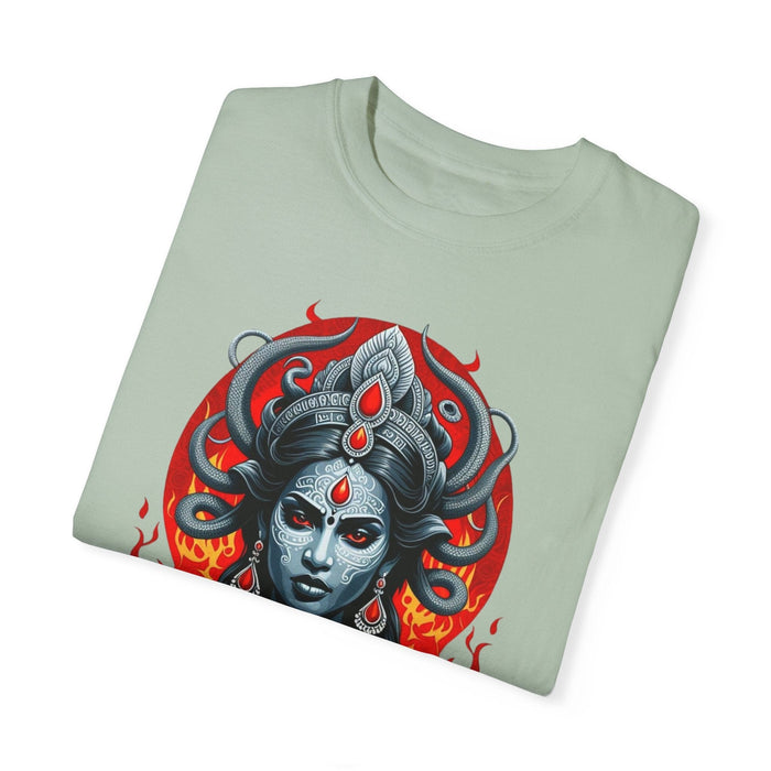 Printify T-Shirt Kali the Destroyer Hindu Goddess SAVAGE Unisex Garment-Dyed T-Shirt Comfort Colors Great Gift Idea Stylish and Trending