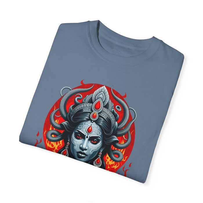 Printify T-Shirt Kali the Destroyer Hindu Goddess SAVAGE Unisex Garment-Dyed T-Shirt Comfort Colors Great Gift Idea Stylish and Trending