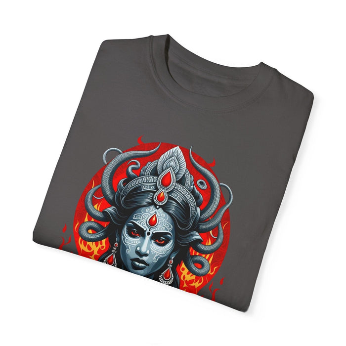 Printify T-Shirt Kali the Destroyer Hindu Goddess SAVAGE Unisex Garment-Dyed T-Shirt Comfort Colors Great Gift Idea Stylish and Trending