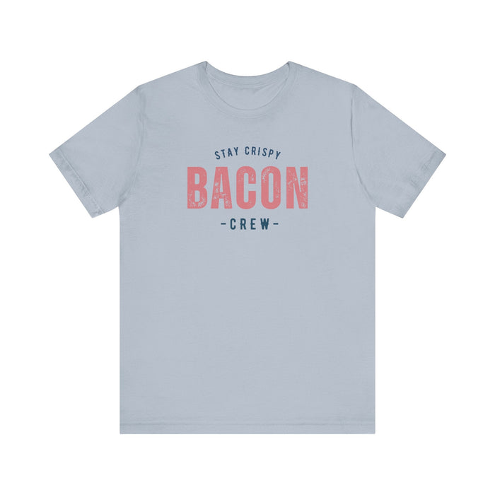 Printify T-Shirt Light Blue / S Join The Bacon Crew! Dive into Fun with Our Classic Tee! Bacon Lovers!